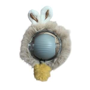 Peluş Tüylü Usb Şarjlı Hareketli Top