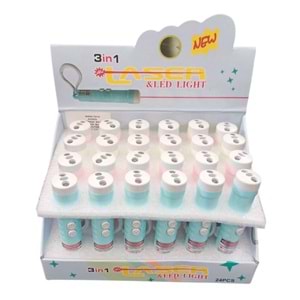 Lazer Işıklı Anahtarlık Eğlenceli Kedi Oyuncağı