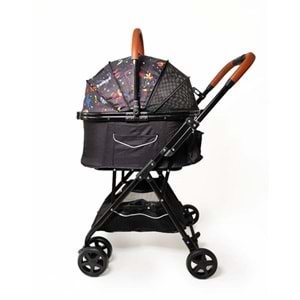 Zampa Bottas Kedi |* Köpek Arabası Siyah 48X80X99Cm