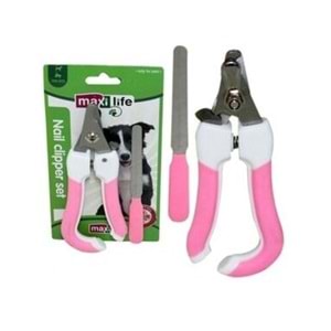 Maxi Life Köpek Tırnak Makası Törpü Set 14Cm
