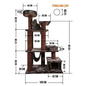 İstanbul Tırmalamalı Kedi Evi