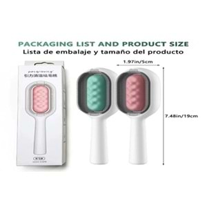 Masajlı Silikon Tüy Temizleme Fırçası