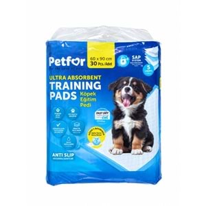 Petfor Kaydırmaz Tuvalet Eğitim Çiş Pedi 60x90cm 30lu
