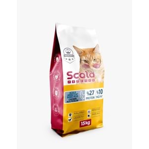 Scala Adult Cat Basıc Plus 27/10 Multicolor 15 Kg