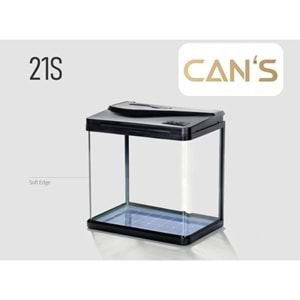 Cans Akvaryum 21S-620 61.5x33x47 cm White/Black