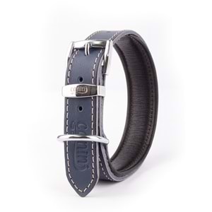 Canini Analin Deri Siyah Köpek Tasması 4 Cm 54-64 Cm Xl