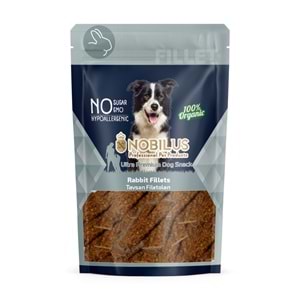 Nobilus Yumuşak Tavşan Fileto Köpek Ödülü 80Gr