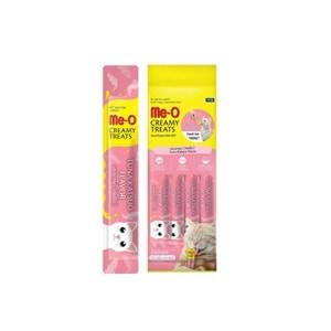 6-Me-O Creamy Mavi Yüzgeçli Ork.Kedi Ödül 4*15Gr