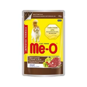 Me-O Dana Etli Kedi Yaşmama 80Gr