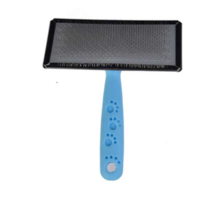 Zampa Slikon Top Başlıklı Kedi ve Köpek Fırçası Large 14x11.5cm, Mavi