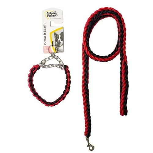 ALLY PAWS COLLAR & LEASH (S) 1,5CMX120CM