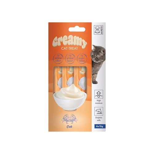M-PETS CREAMY YENGEÇLİ KEDİ ÖDÜLÜ 4X15GR