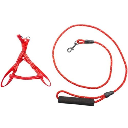 DOGLİFE KÖPEKLER İÇİN GÖĞÜS+FİTİL GEZDİRME TASMASI 6MM