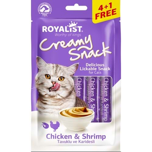 Royalıst Creamy Snack - Chicken & Shrimp 75 Gr
