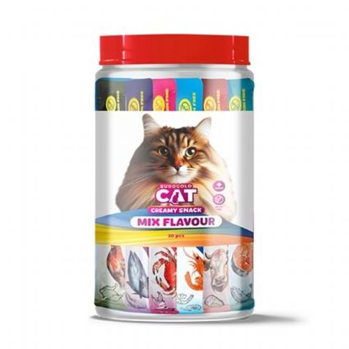 EuroGold Cat Sıvı Kedi Ödül Mix 6 Çeşit 30x15Gr