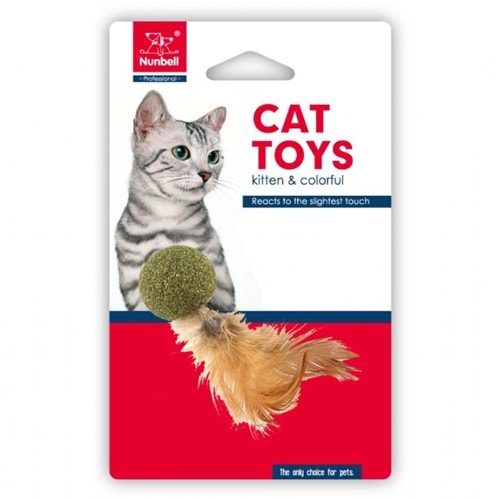 Nunbell Kedi Oyuncagı Catnıp Top Tüylü