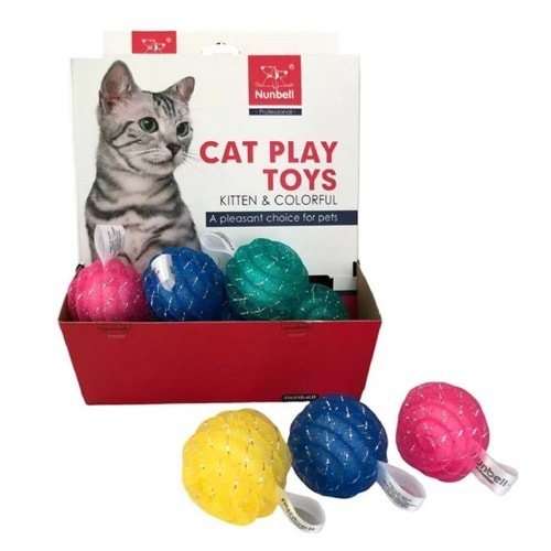 Nunbell Kedi Oyun.Hışırtılı Top 24'Lü