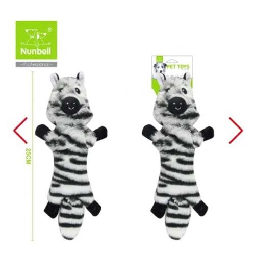 Nunbell Köpek Oyun Pelus Zebra