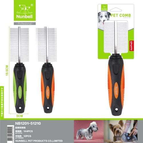Nunbell Kıtık Tarak Çift Tarafli
