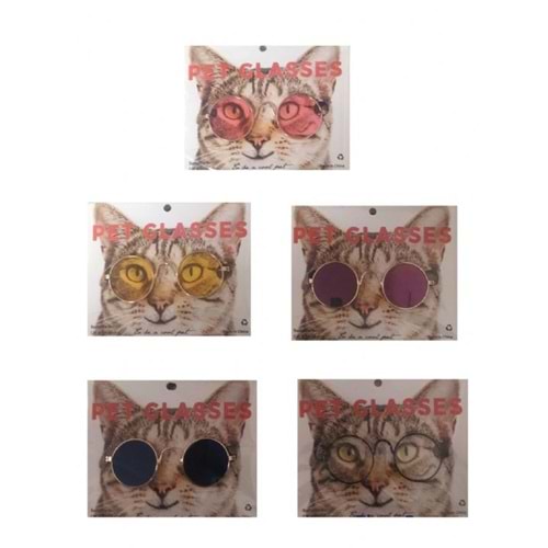 Eon Kedi Köpek Gözlük +Gözlük İpi Hediyeli