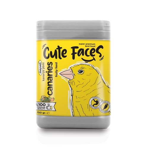 Cute Faces Meyveli Kanarya Yemi 750 Gr