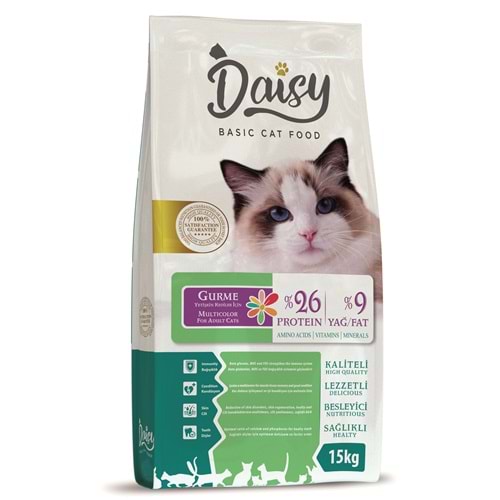 Daisy Basic Gurme Multicolor Yetişkin Kedi Maması 15 Kg