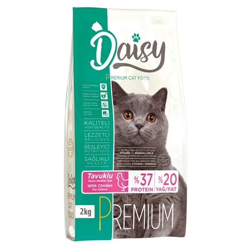 Daisy Premium Kitten Tavuk Etli Kedi Maması 2 Kg