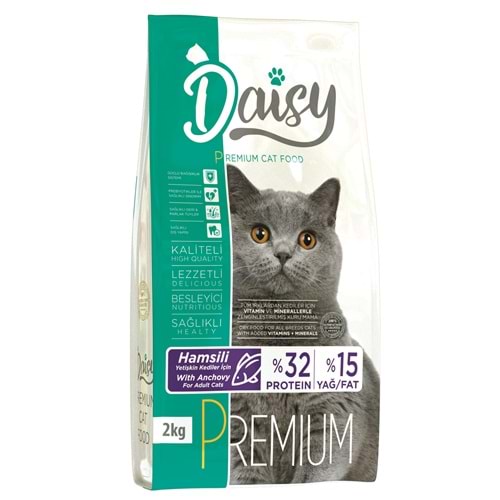 Daısy Adult Cat Premıum 32/15 Anchovy 2 Kg