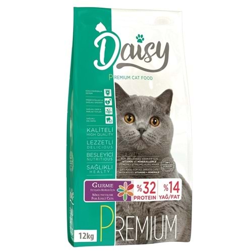 Daisy Premium Multicolor Kedi Maması 12 Kg