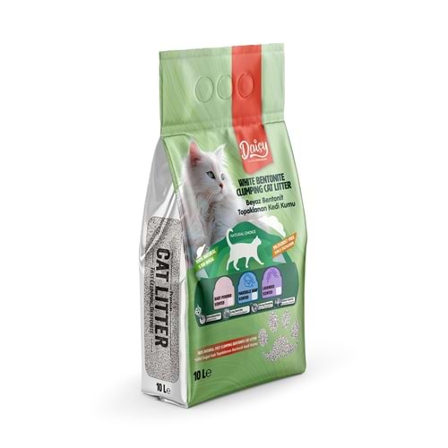 Daisy Lavanta Kokulu Topaklanan İnce Taneli Kedi Kumu 10L.