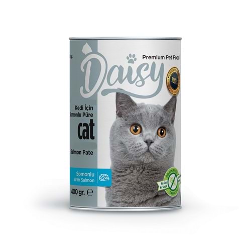 Daisy Tahılsız Pate Somonlu Kedi Konserve 400 gr