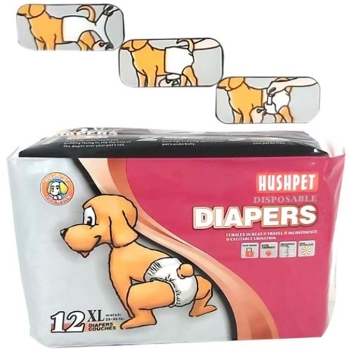 Hushpet Diapers Köpek Çiş Pedi XL