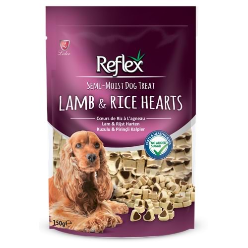 Reflex Semi-Moist Kuzulu Mini Kalpli Köpek Ödül Maması 150gr