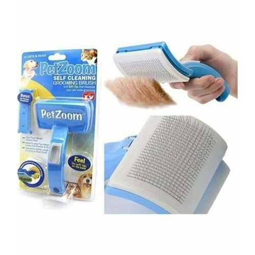 Petzoom Basmalı Kedi Köpek Tarağı Jiletli Tıraş Aparatı Hediyeli