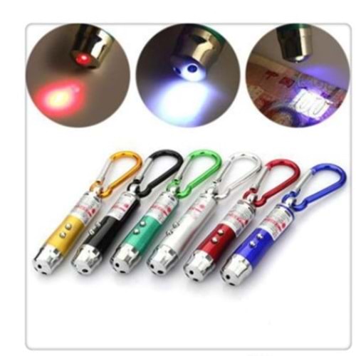 Lazer Işıklı Anahtarlık Eğlenceli Kedi Oyuncağı