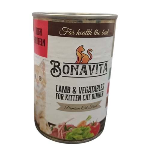 Bonavita Kuzu Etli Yavru Kedi Konservesi 400 gr