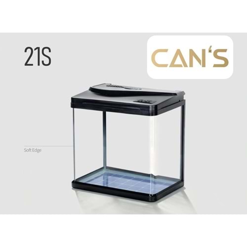 Cans Akvaryum 21S-620 61.5x33x47 cm White/Black