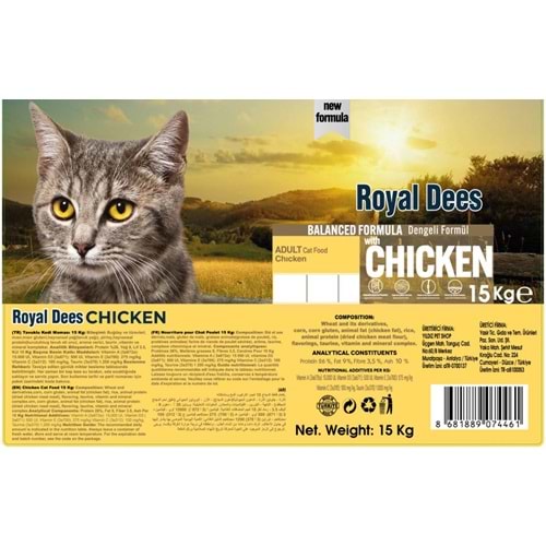 Royal Dees Adult Cat Chicken 15 Kg