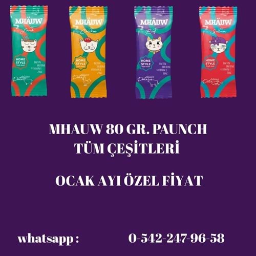 Mhauw Pouch Pate 80 Gr.