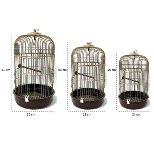 Silindir Kafes 3 lü Set