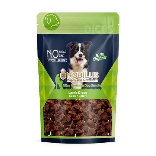 Nobilus Kuzu Etli Küp Lokma Köpek Ödülü 80Gr