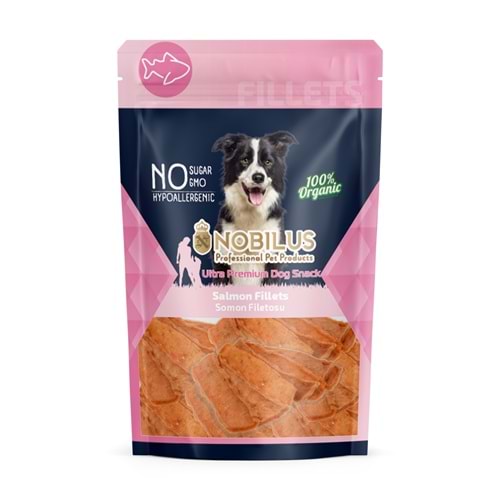 Nobilus Yumuşak Somon Fileto Köpek Ödülü 80Gr