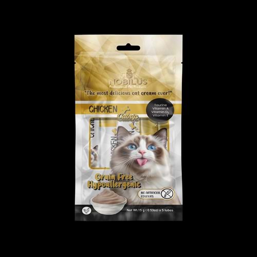 Nobılus Tavuk Ve Kedi Naneli Kedi Krema Ödülü 5X15G