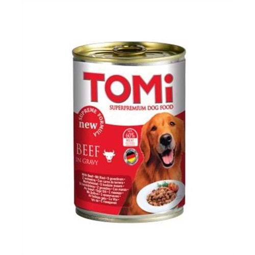 Tomi Biftek Etli Köpek Konservesi 400 Gr