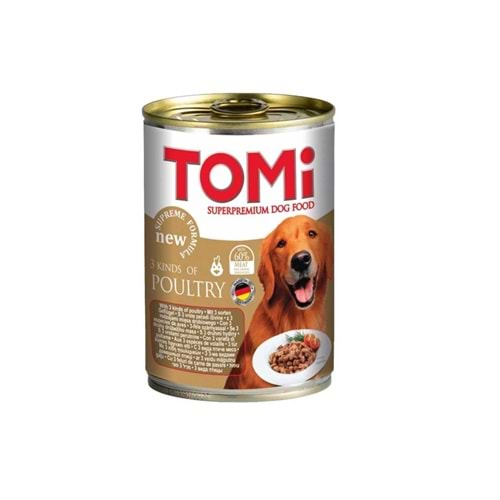 Tomi Üç Çeşit Kanat Etli Köpek Konservesi 400 Gr