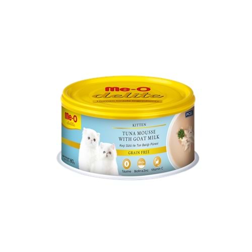 ME-O DELITE KEÇİ SÜTÜ-TON BAL.PÜRE KEDİ KON.80GR