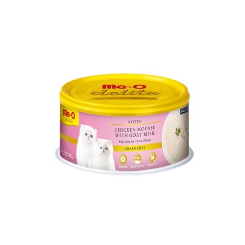 ME-O DELITE KEÇİ SÜTÜ- TAVUK PÜRE KEDİ KON.80GR