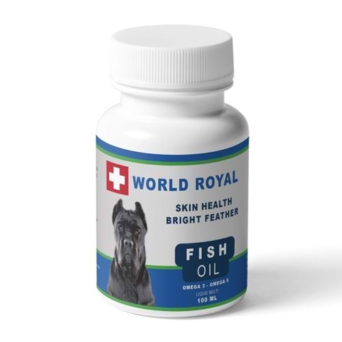 World Royal Köpekler İçin Balık Yağı 100 ml