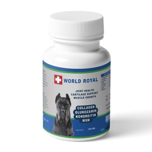 World Royal Köpekler İçin Collagen/Glukozamin 100 ml