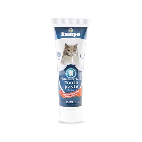 Zampa Kedi İçin Moringa Özlü Nane Aromalı Doğal Diş Macunu 75 ml